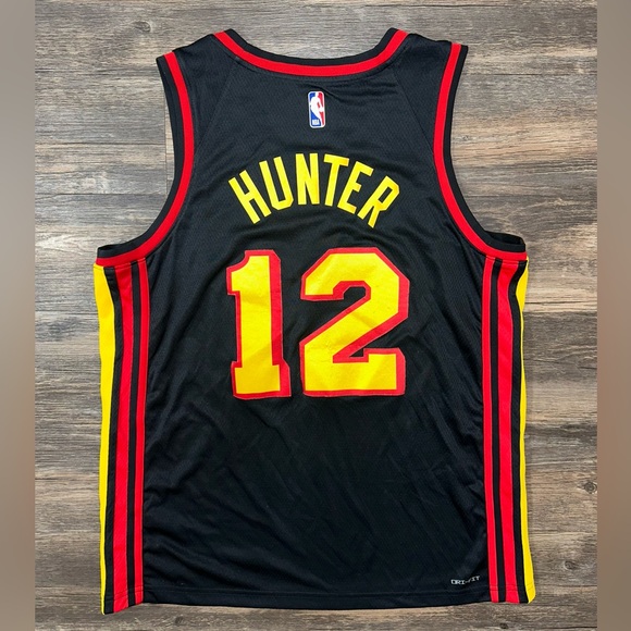 Atlanta Hawks Hunter Jordan Nike Authentic Jersey NBA Basketball Swingman 52 XL - Picture 5 of 5